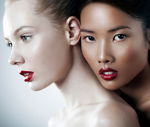 women wearing makeup