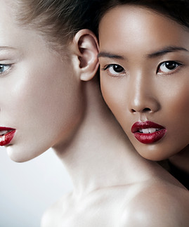women wearing makeup