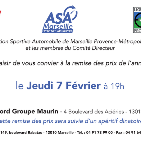 Invitation remise des prix 2018