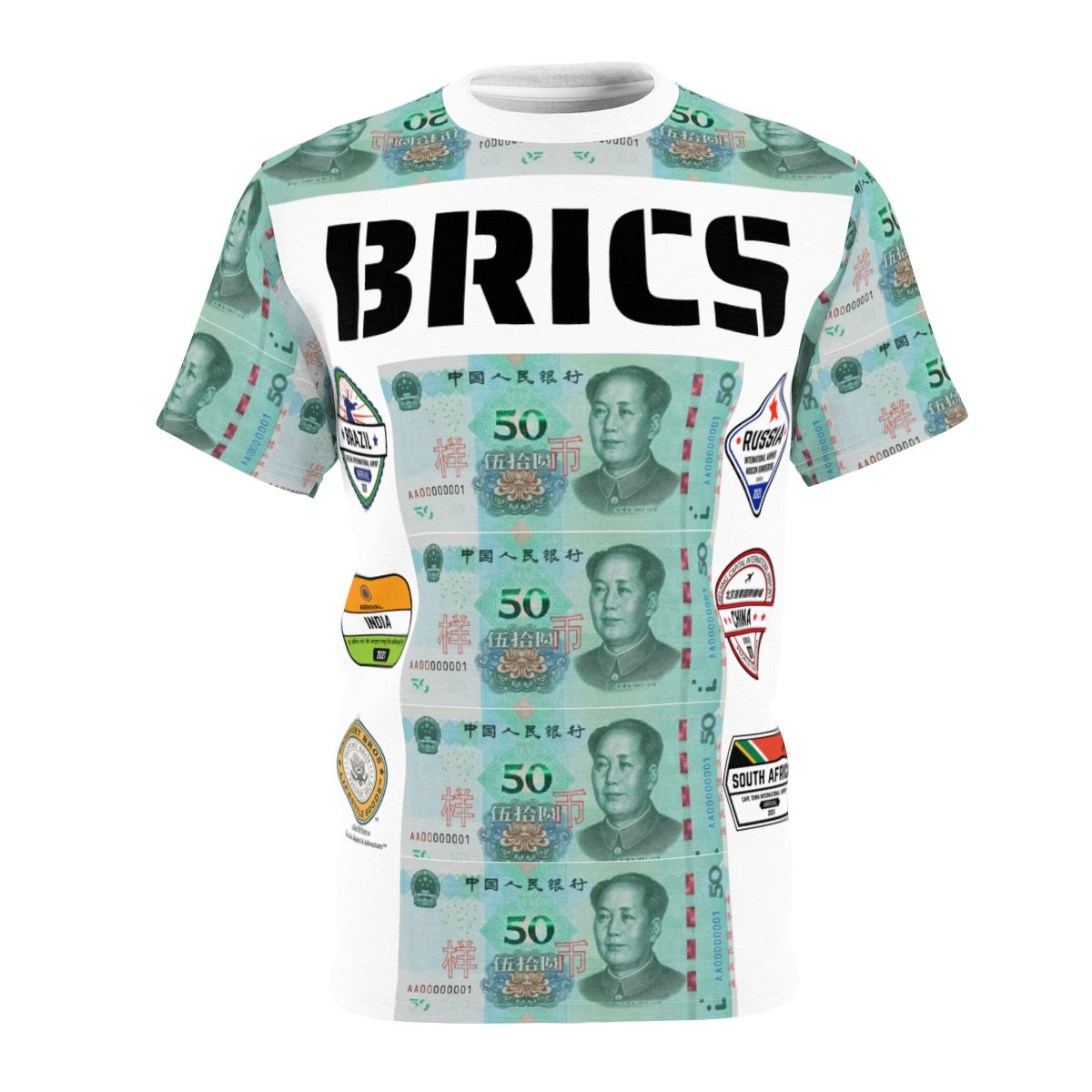 Passport Bros Lifestyle Goods™ -BRICS Yuan T-shirt