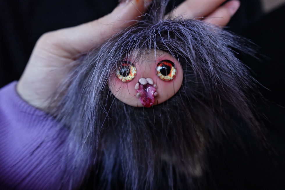 Thumbnail: Blood-Tongued Biteborn Spook Bag Charm / Companion