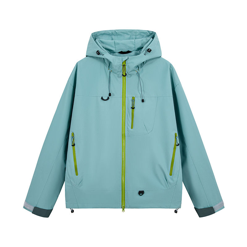 Thumbnail: Unisex Hiking Jacket Waterproof Autumn Windbreaker Ourdoor Hooded Coats Women