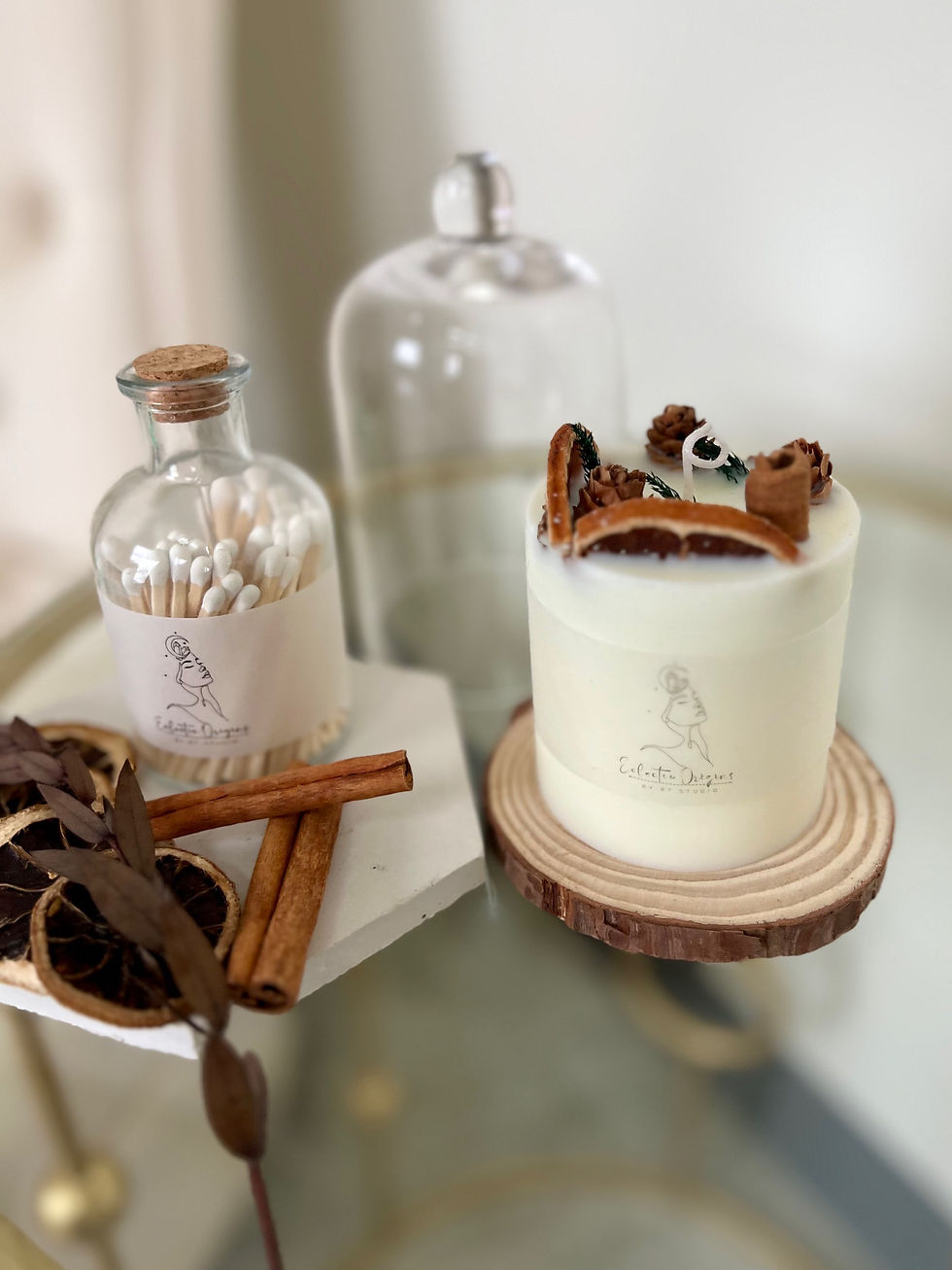 Thumbnail: Crisp Citrus Pillar Candle 