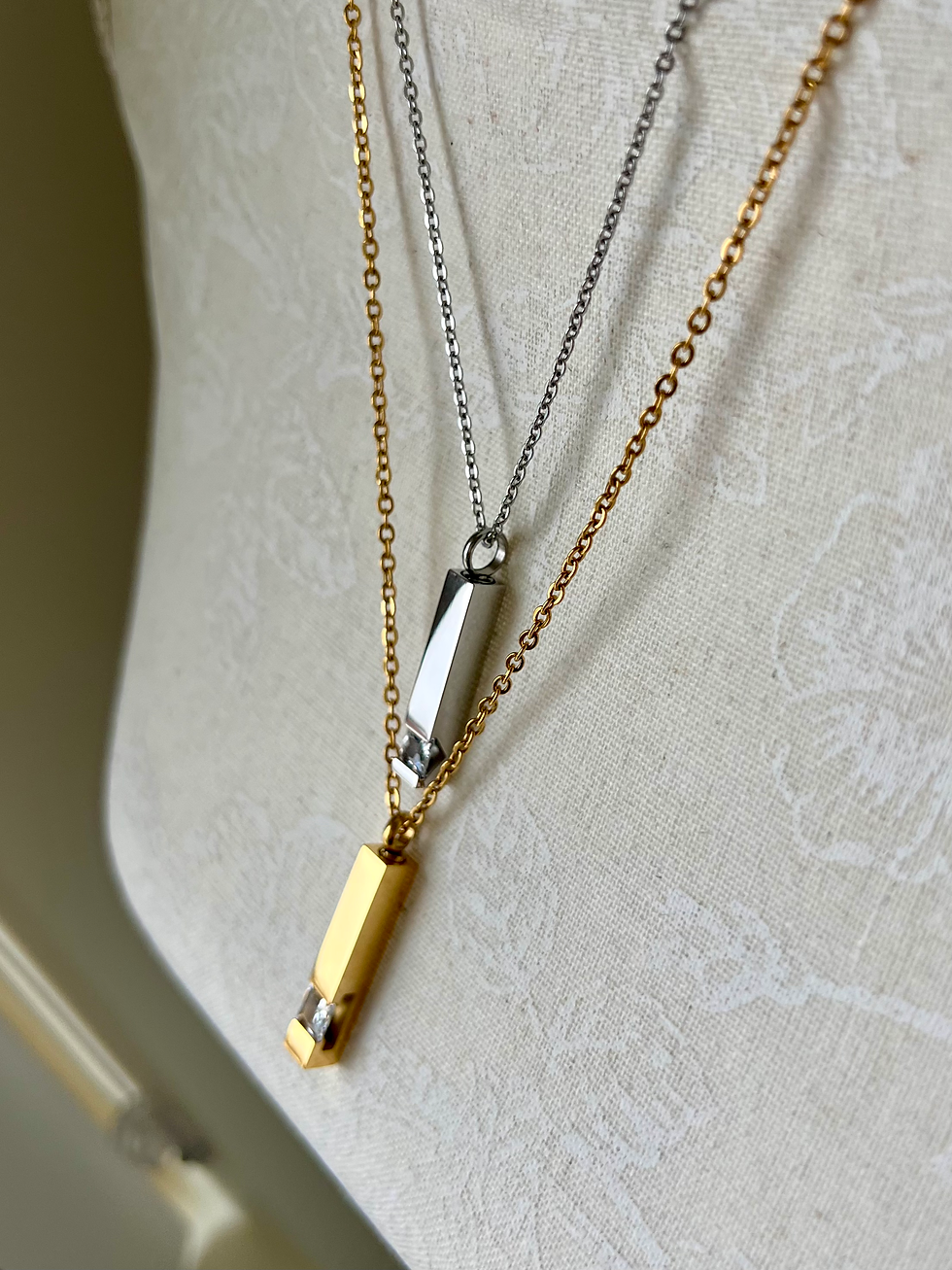 Thumbnail: Memorial Ash Urn Column Necklace 