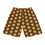 Thumbnail: Men's Faith Armor Brown Monogram Armor Shields Basketball Shorts ©   	 