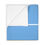 Thumbnail: Faith Armor Logo Light Blue Multicolored Striped 5.0 Throw Blanket ©