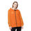 Thumbnail: Unisex Faith Armor Apricot Monogram Sleeves Armor Shields Windbreaker Jacket © 