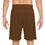 Thumbnail: Men's Faith Armor Dark Brown Multicolored Striped Basketball Shorts ©