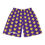 Thumbnail: Men's Faith Armor Dark Purple Monogram Armor Shields Basketball Shorts ©   	 