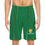 Thumbnail: Men's Faith Armor Dark Green Multicolored Striped Basketball Shorts ©