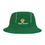 Thumbnail: Unisex Faith Armor Logo Green Multicolored Striped Classic Bucket Hat ©