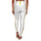 Thumbnail: Women's Faith Armor White Multicolored Striped High-Waisted Leggings © 
