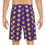 Thumbnail: Men's Faith Armor Dark Purple Monogram Armor Shields Basketball Shorts ©   	 