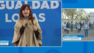 CASI COMO CANDIDATA, CRISTINA KIRCHNER MARCÓ EL CAMINO DE LA CAMPAÑA PARA EL OFICIALISMO - 01/07/21