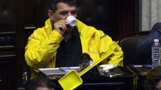 Cuña gaucha en la franja amarilla