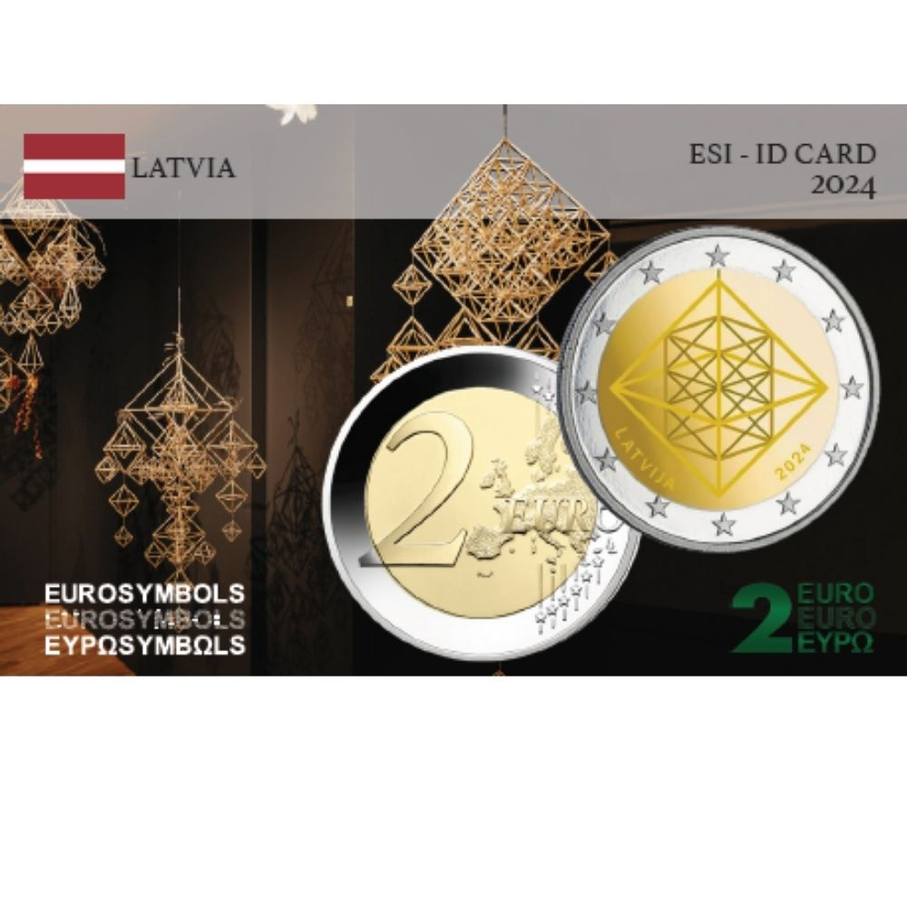 Lettonie 2024 Himmeli - Carte commémorative