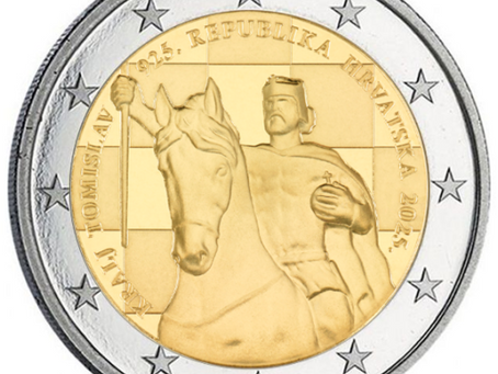 2 Euros Croatie 2025 – Tomislav Ier et les 1100 ans du Royaume de Croatie