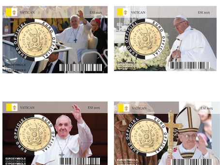 Vatican 2025 : "Hommage à François 1er" – La collection complète