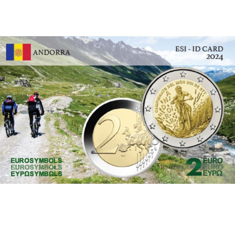 Andorre 2024 VTT - Carte commémorative