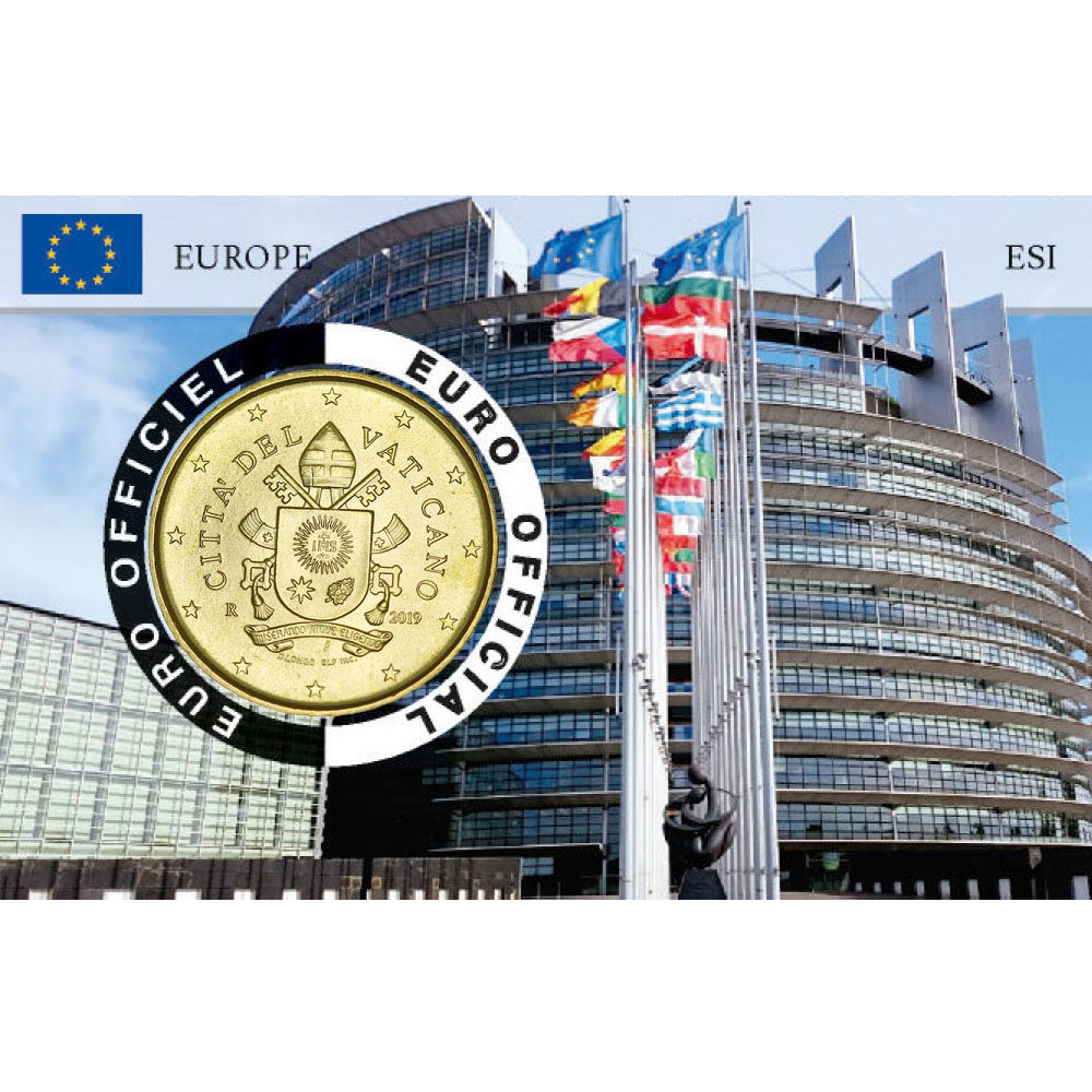 Vatican-Série Parlement - Coincard avec la pièce de 50cts (26092)