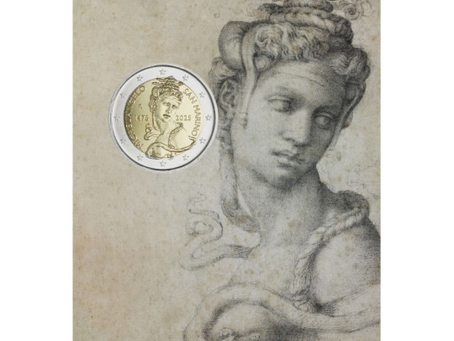 🔹 Saint-Marin 2025 : une pièce de 2 euros en hommage à Michel-Ange, 550 ans de génie artistique