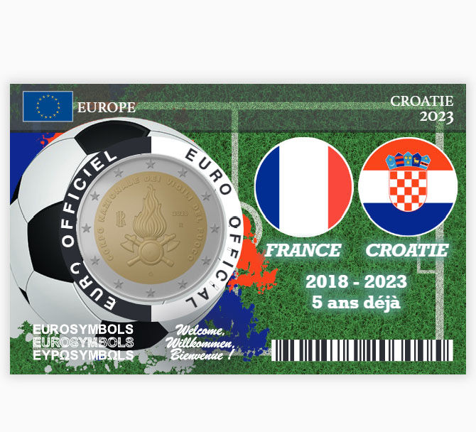 Italie - Série "Croatie 2018-2023"-2€ Coincard 2023