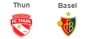 FC Thun v Basel (0-3 WON)