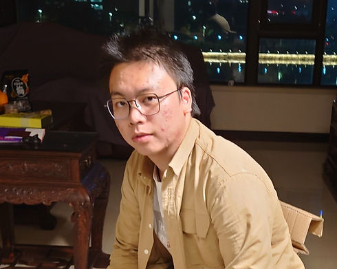 K279 with his card board chair_edited.jpg