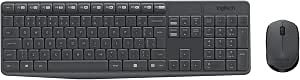 Combo Teclado e Mouse sem fio Logitech MK235 com Conexão USB, Pilhas Inclusas