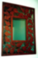 Cut Out Leaf Mirror