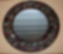 Wild Rose Round Mirror