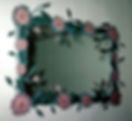 Painted Rose Mirror