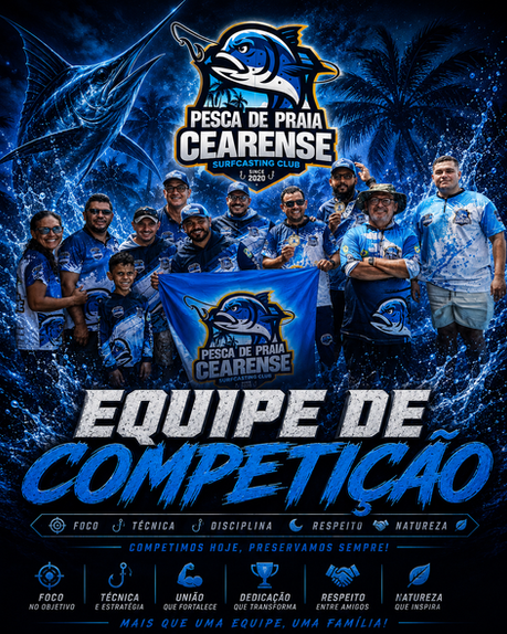 Clube Pesca de Praia Cearense se destaca na 4ª Etapa do Campeonato Cearense de Pesca de Arremesso 2026