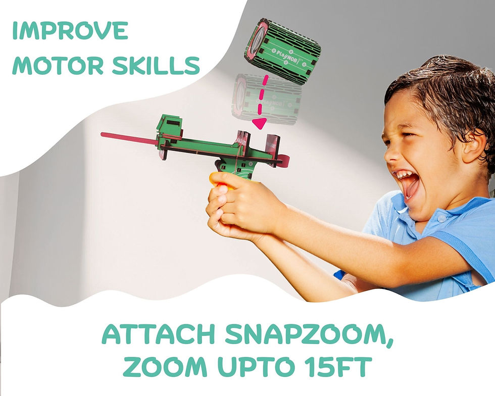 Thumbnail: STEM DIY Toy Gun with Sniper Scope | Foam Dart Shooter | 6–12 Yrs | Perfect Gift