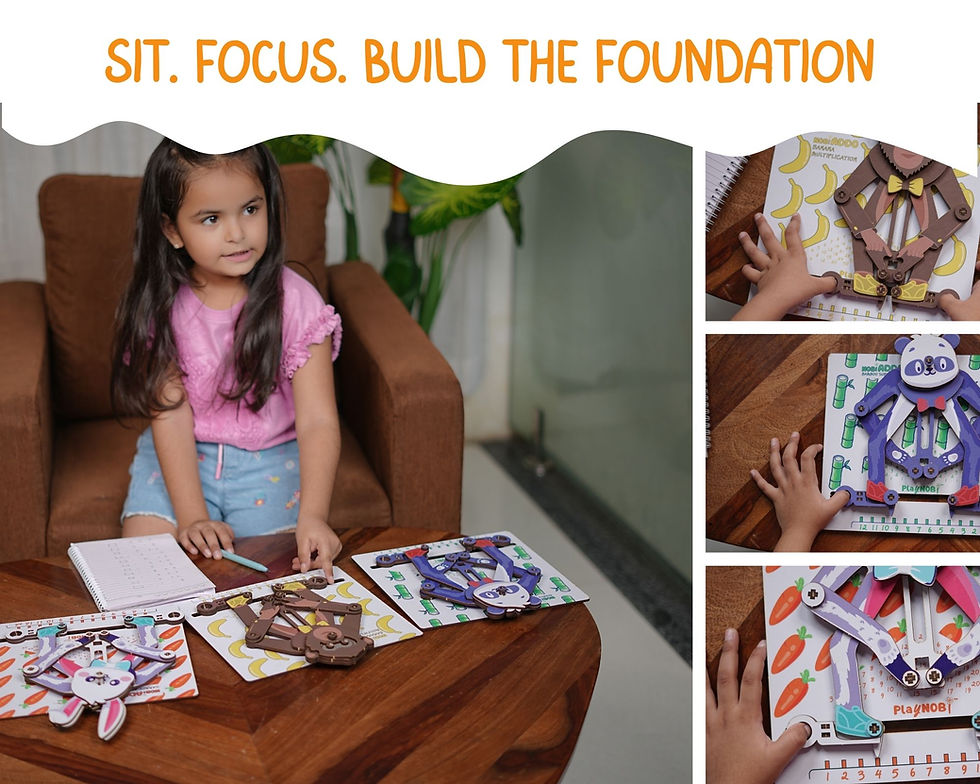 Thumbnail: NobiADDO Math Bundle- Montessori Learning Boards | Animals Teach | Perfect Gift