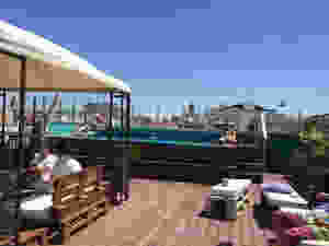 Rooftop deck
