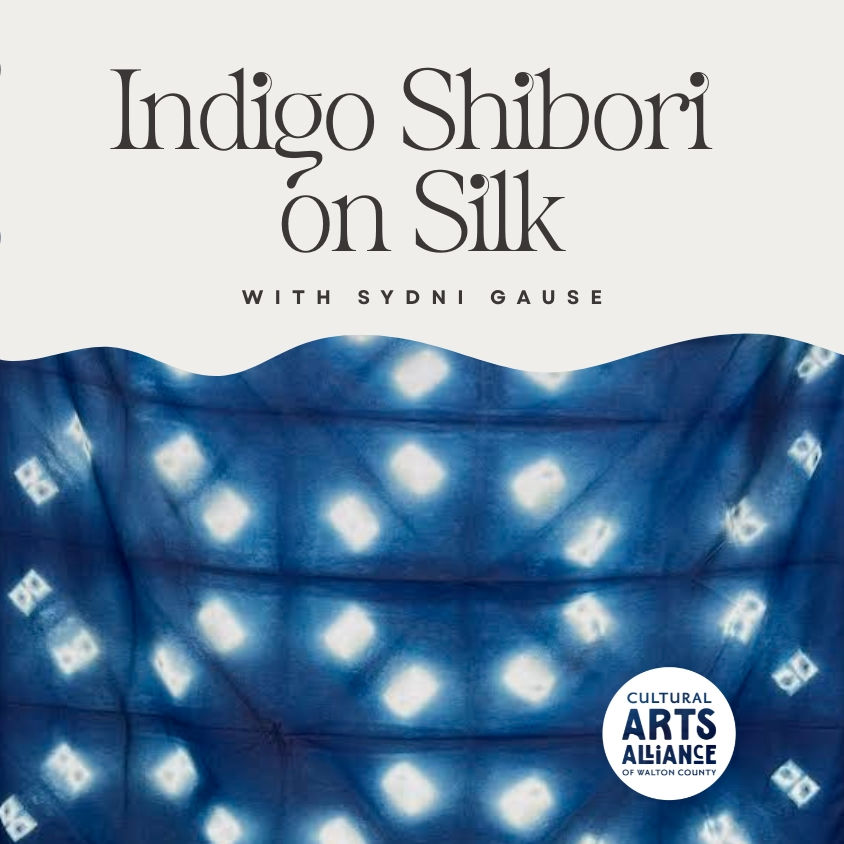 Indigo Shibori on Silk with Sydni Gause