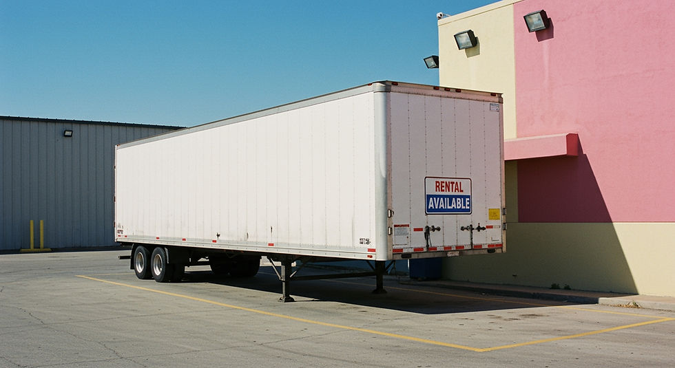 Dry van trailer rental