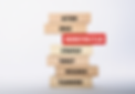 MARKETING PLAN concept with Wooden Block