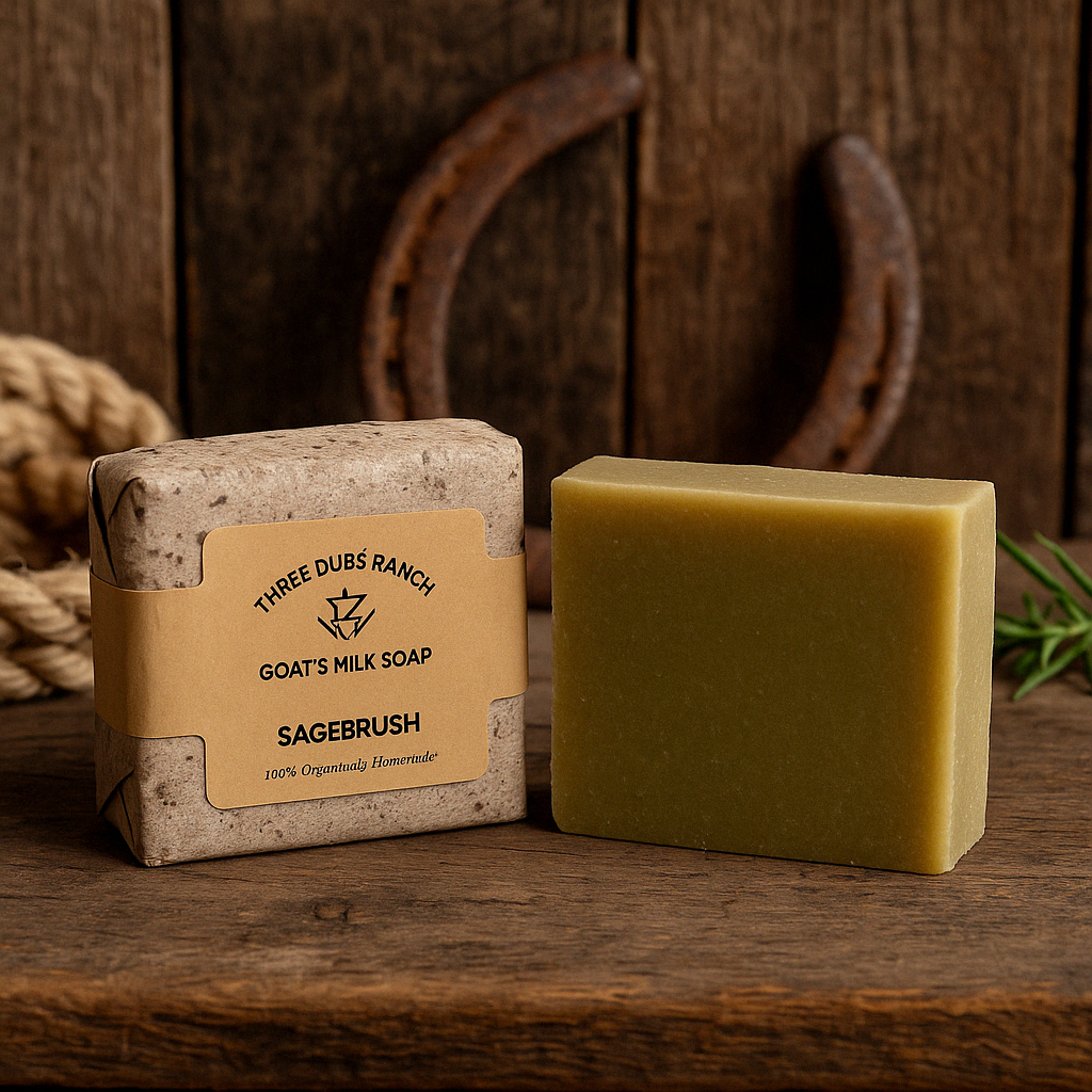 Sagebrush: Rosemary & Mint scented Soap Bars. 3.25 oz
