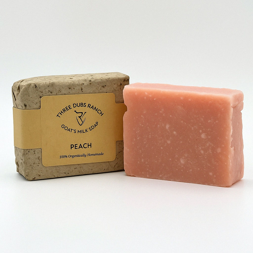 Peach: Sweet Peach scented Soap Bars. 3.25 oz Bar