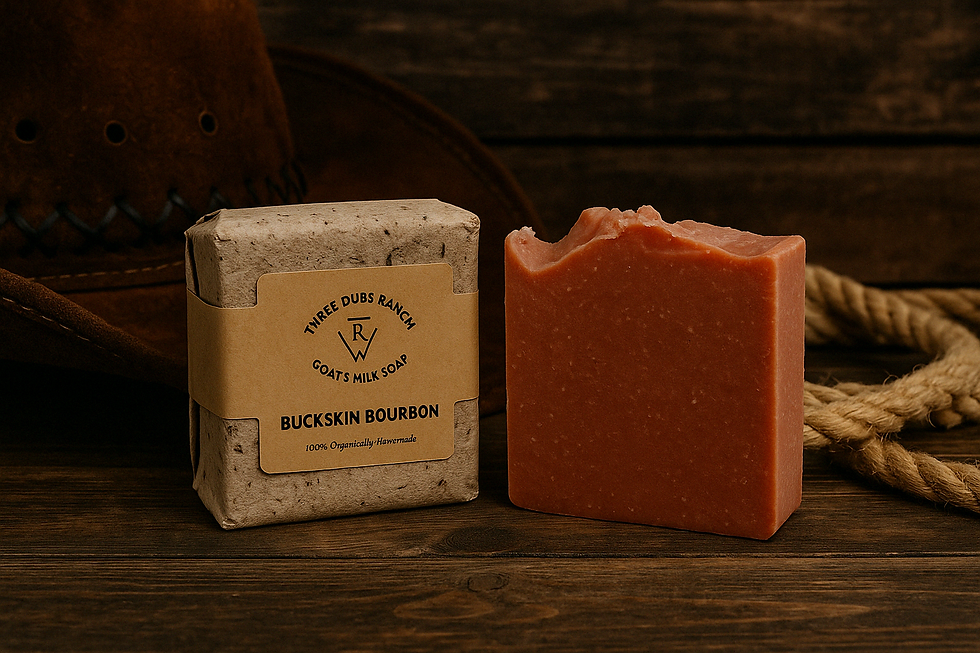 Thumbnail: Buckskin Bourbon: Whiskeys scented Soap Bars. 3.25 oz Bar