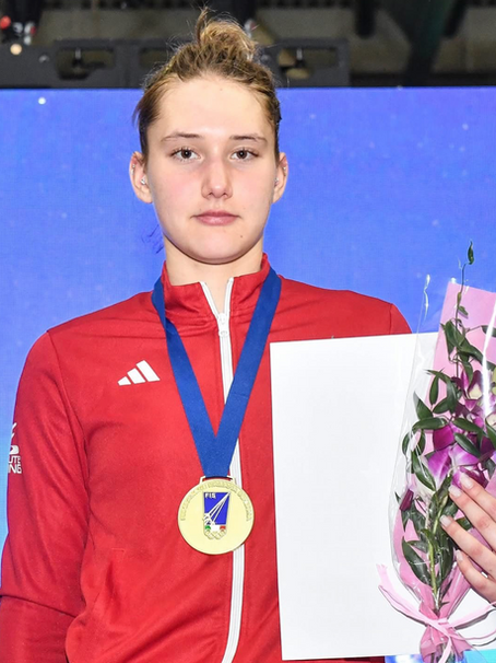 Yanka Sobus - Gold at the Cadet World Cup in Udine, Italy