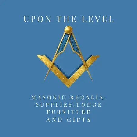 Royal and select masters member breast jewel in the form on a trianlg surmounted by a crown on crimson ribbon.