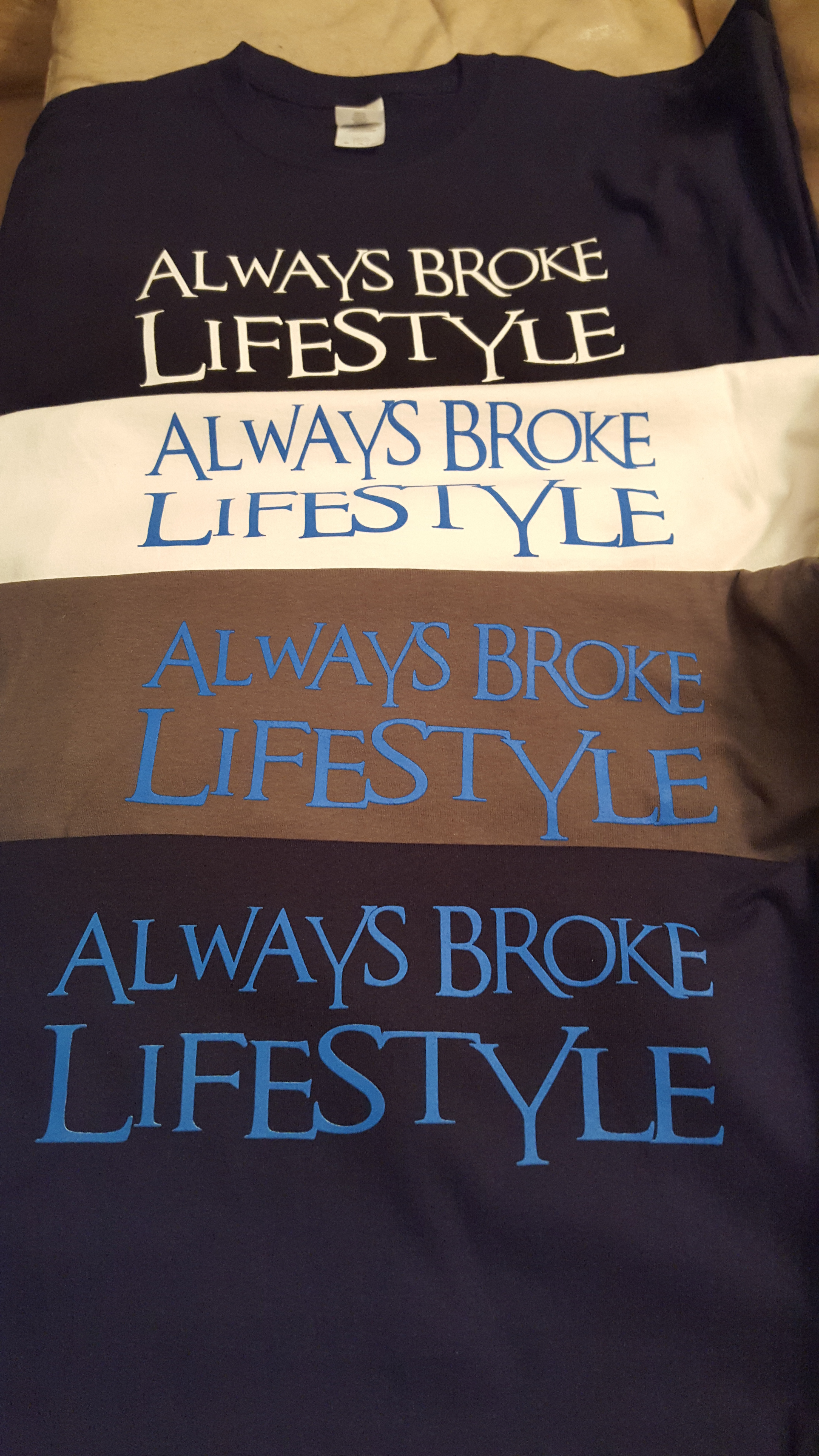 Gray ABL with Blue letters