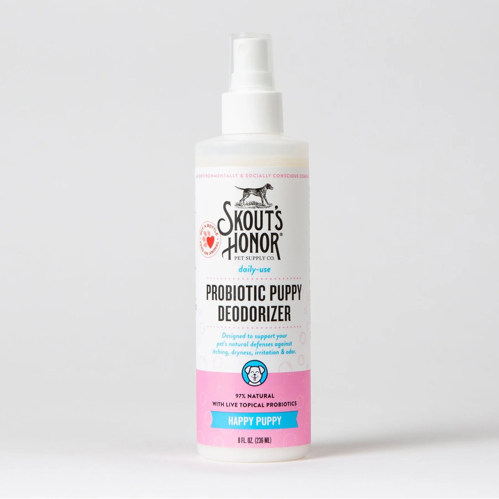 Skout's Honor Probiotic Pet Deodorizer - Happy Puppy 8oz