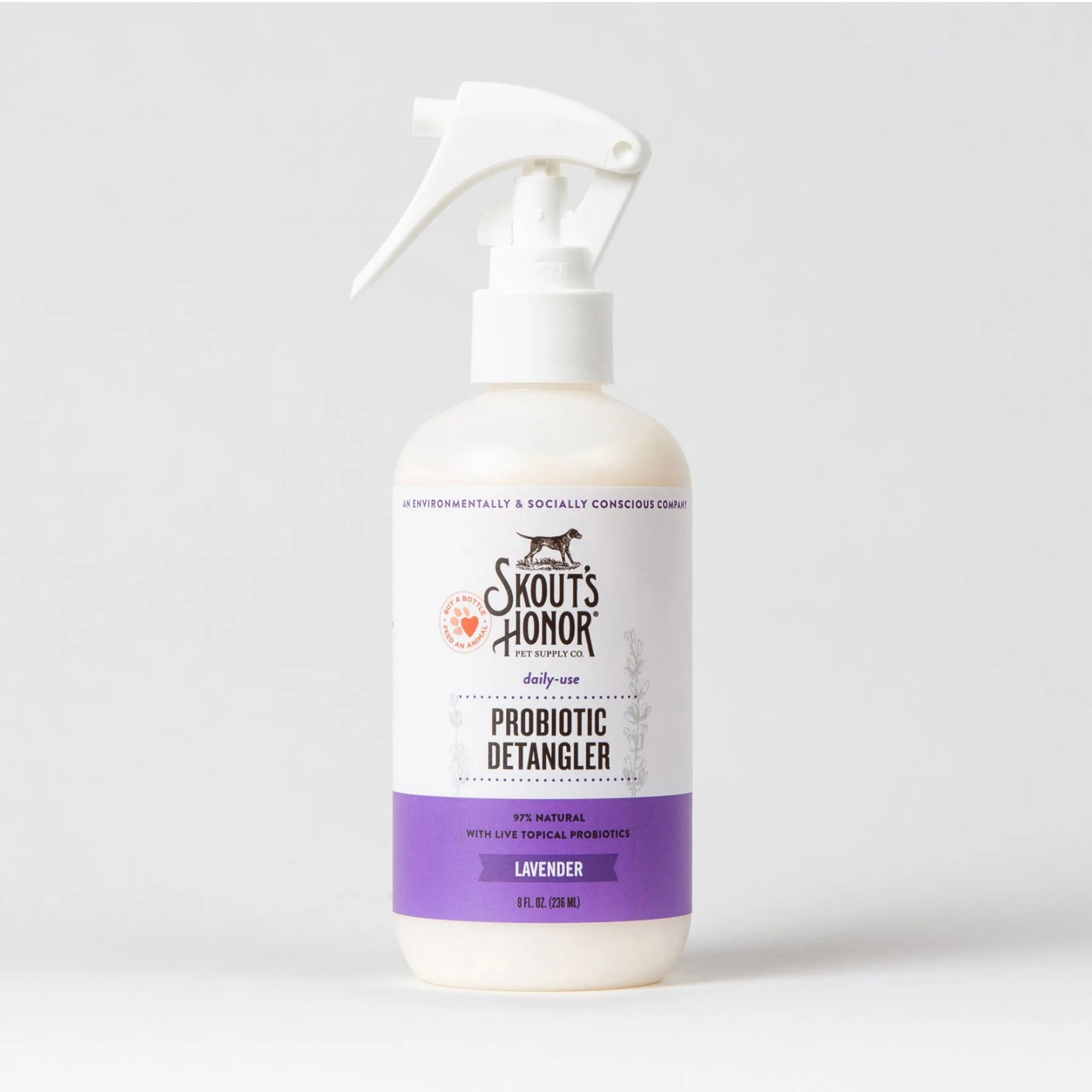 Skout's Honor Probiotic Pet Detangler - Lavender 8oz
