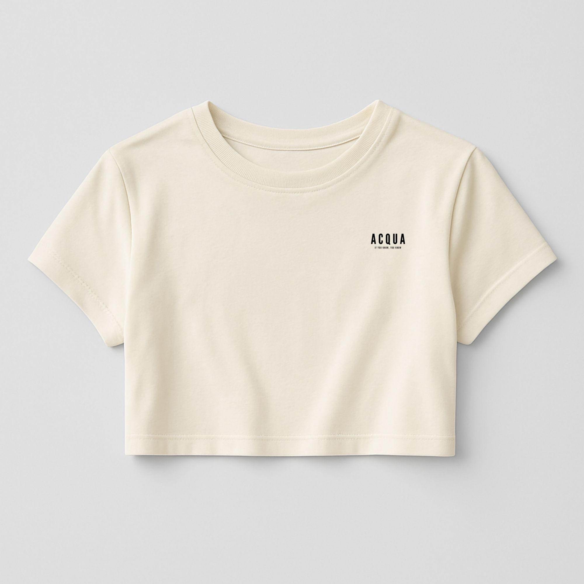 ACQUA Basic Top Ecru
