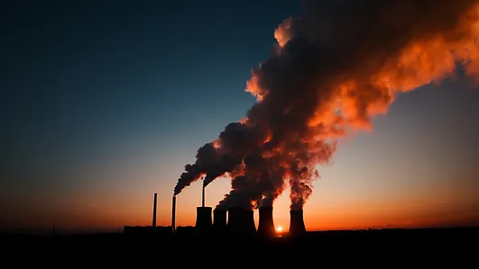 Climate Change and Fossil Fuel Power Station