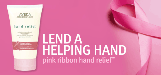 Aveda's Lend A Helping Hand Relief Cream for October's Breast Cancer Awareness Month